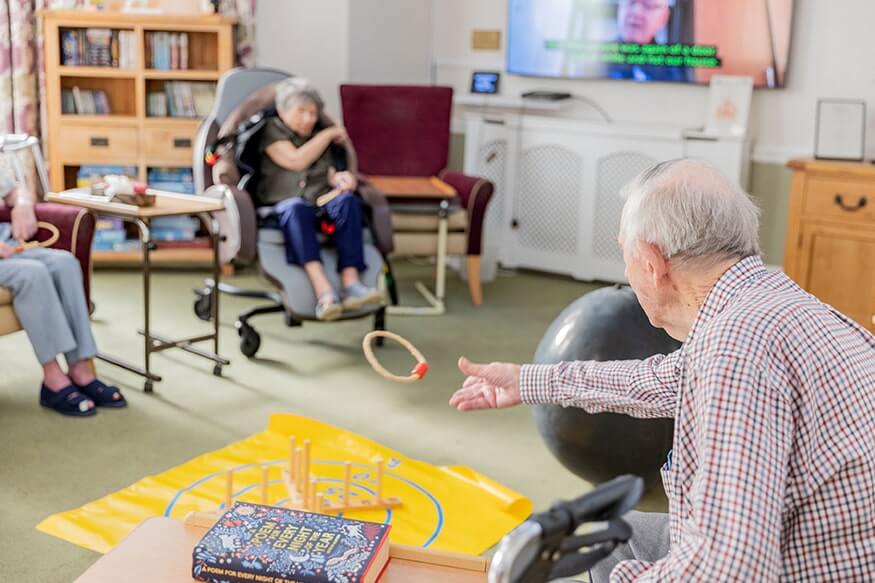 Ring Toss at Allenbrook Care Home Fordingbridge