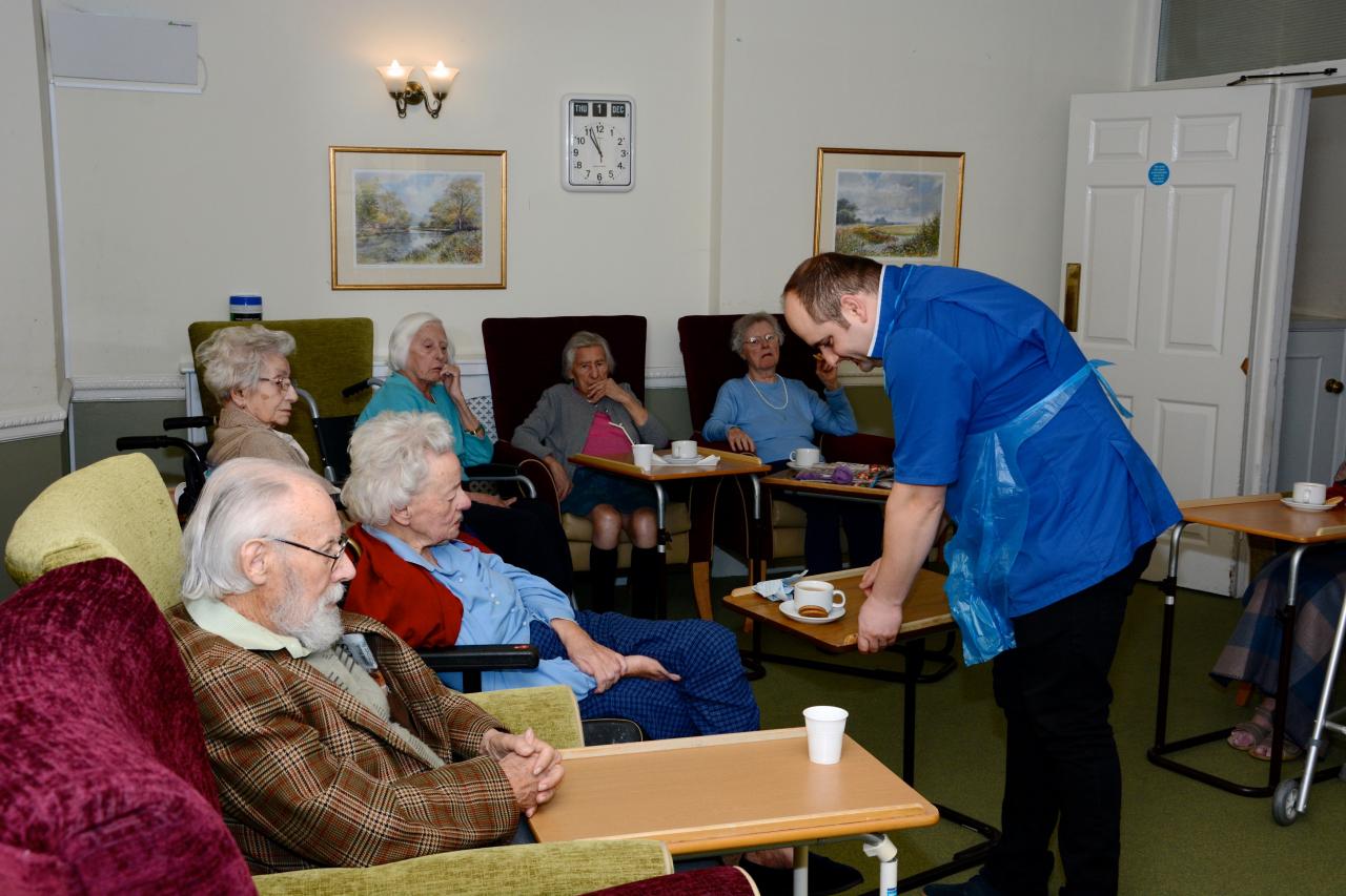 Residents at Allenbrook Care Home Fordingbridge