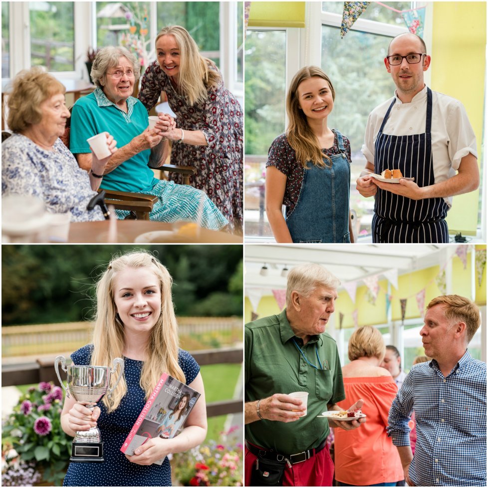 Residents, staff and guests at Allenbrook Bake Off